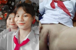 Clip sex em nữ sinh cấp 2 còn đeo khăn quàng – Phim3X