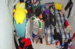 Sex sợ chia tay em học sinh đến nhà bạn trai níu kéo – Clip sex