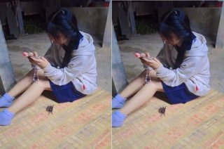 Sex nữ sinh sang nhà bạn chơi bị đè ra vét máng – XamVn